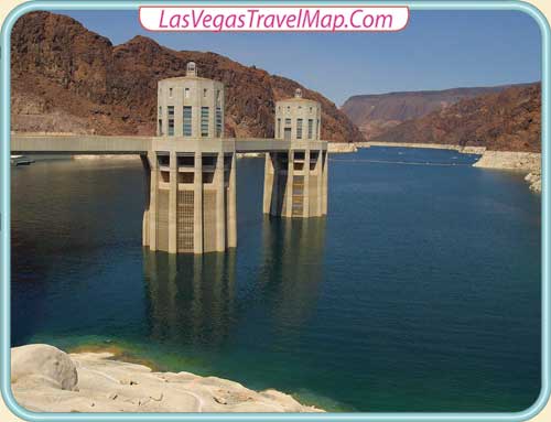 Hoover Dam East of Las Vegas Nevada